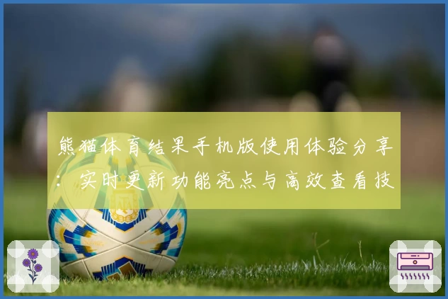 熊猫体育结果手机版使用体验分享：实时更新功能亮点与高效查看技巧大揭秘
