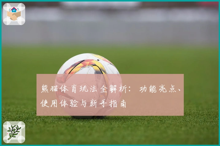 熊猫体育玩法全解析:功能亮点、使用体验与新手指南