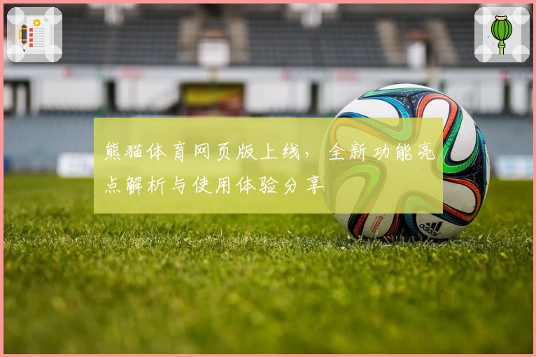 熊猫体育网页版上线，全新功能亮点解析与使用体验分享